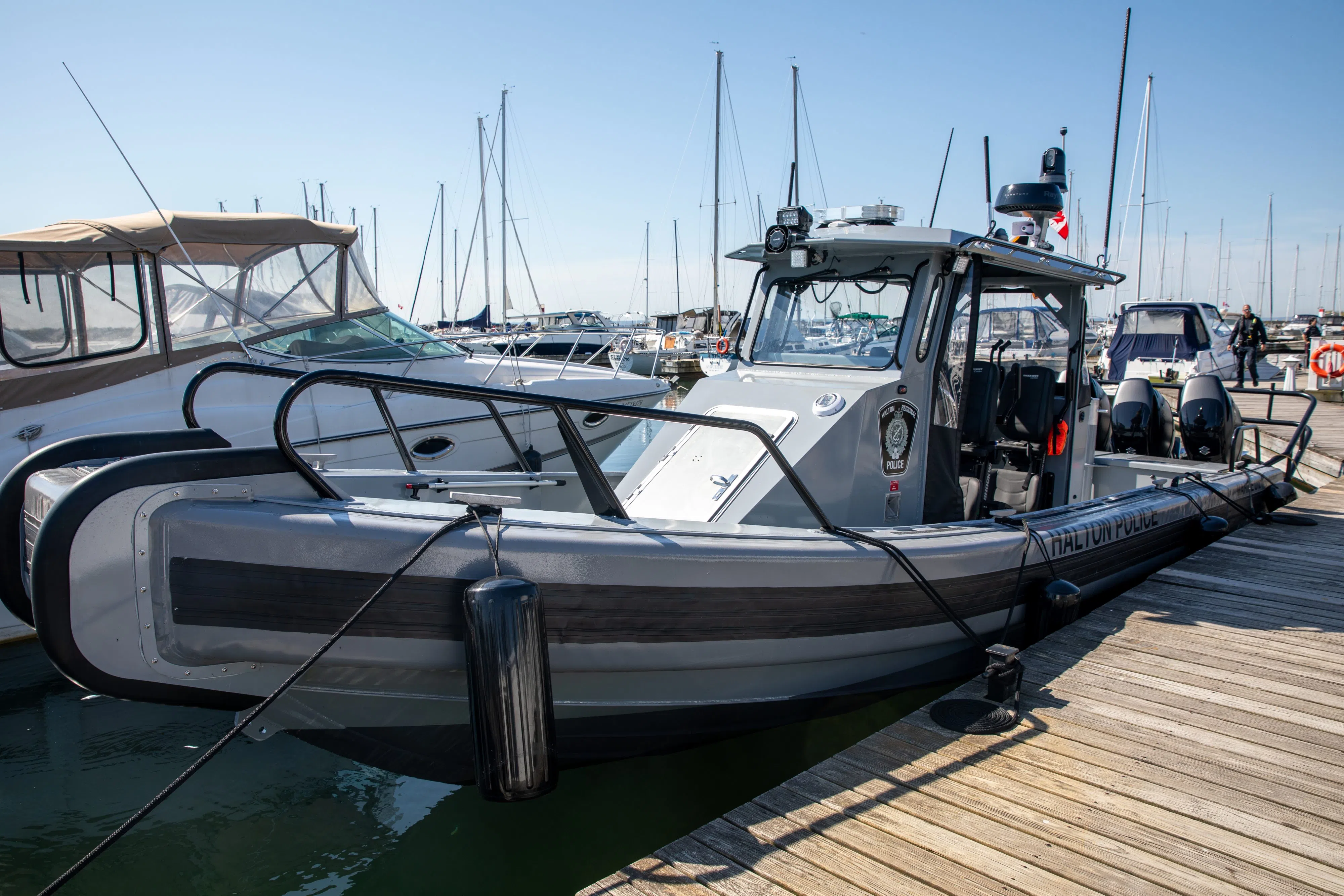 Halton Police unveil new boat ahead of National Safe Boating Week