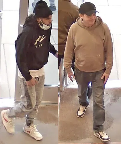 Two men wanted for stealing $1900 in clothing from local store