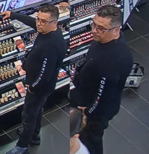 Man wanted after stealing $800+ in cosmetics from local store