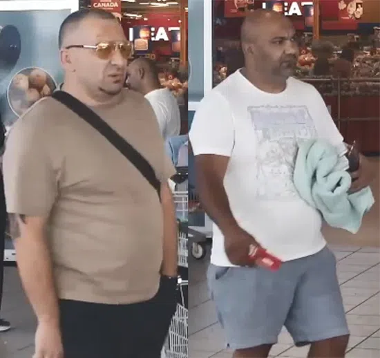 Two men wanted after stealing from Milton grocery store