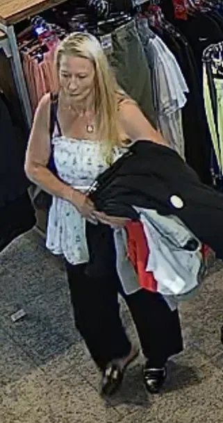 Unknown woman steals $1000 worth of clothing from local store