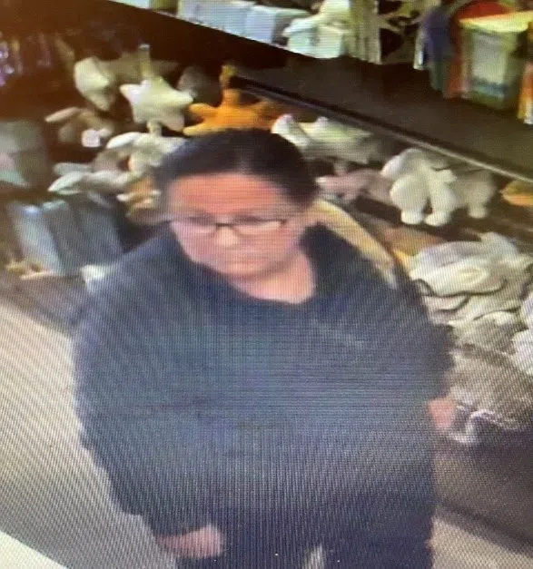 Suspect wanted for stealing $1000 in items from outlet mall store