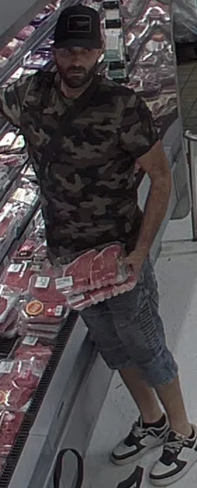 Unknown man wanted by Halton Police after stealing from Milton grocery store