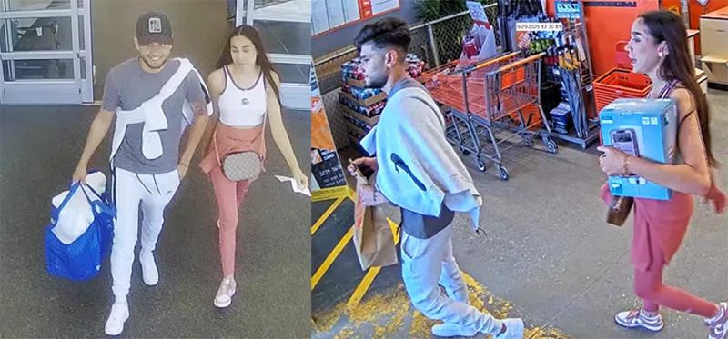 Couple wanted after stealing credit cards from Milton facility