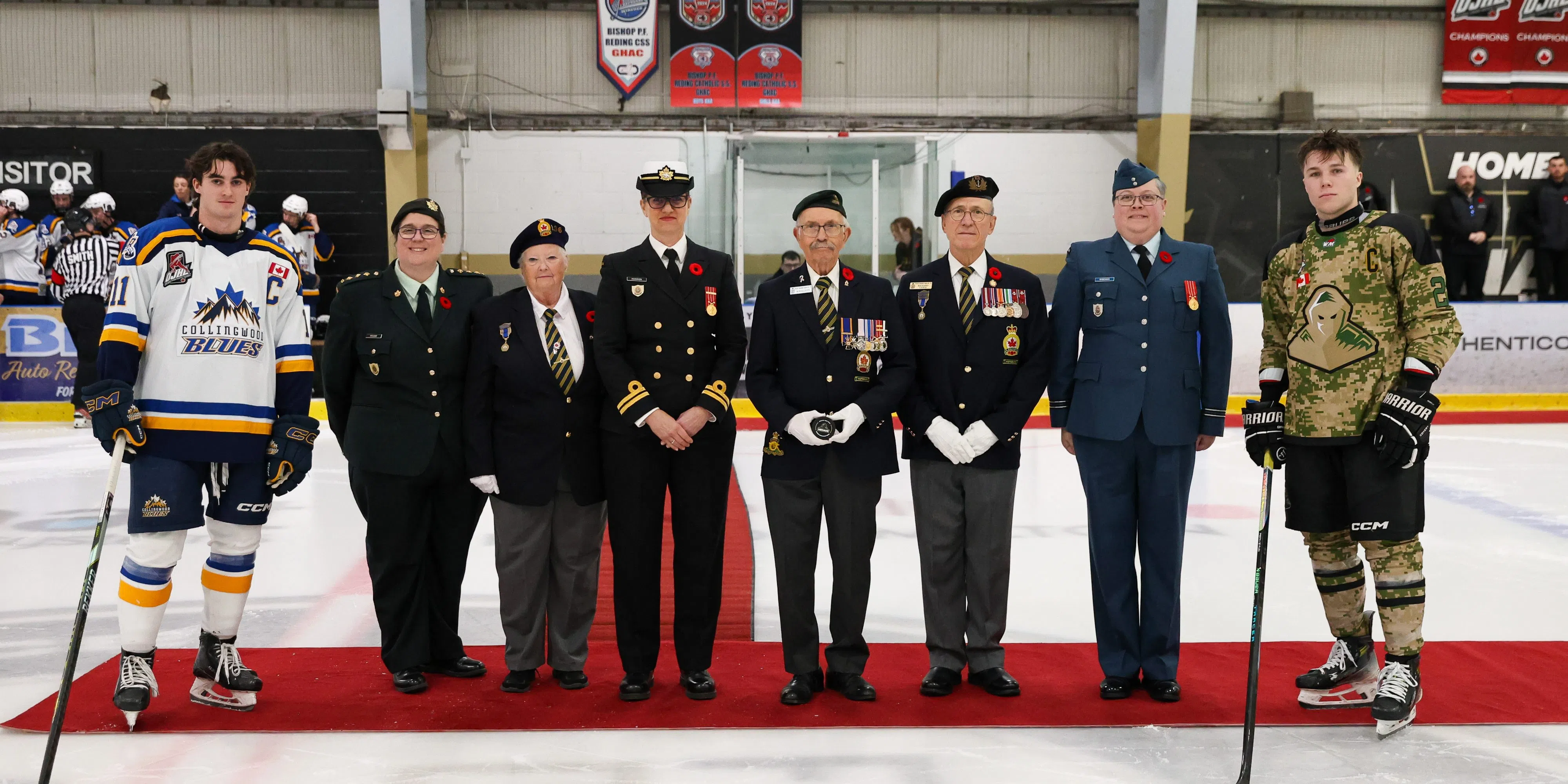 Milton Menace claim victory on Canadian Forces Appreciation Night