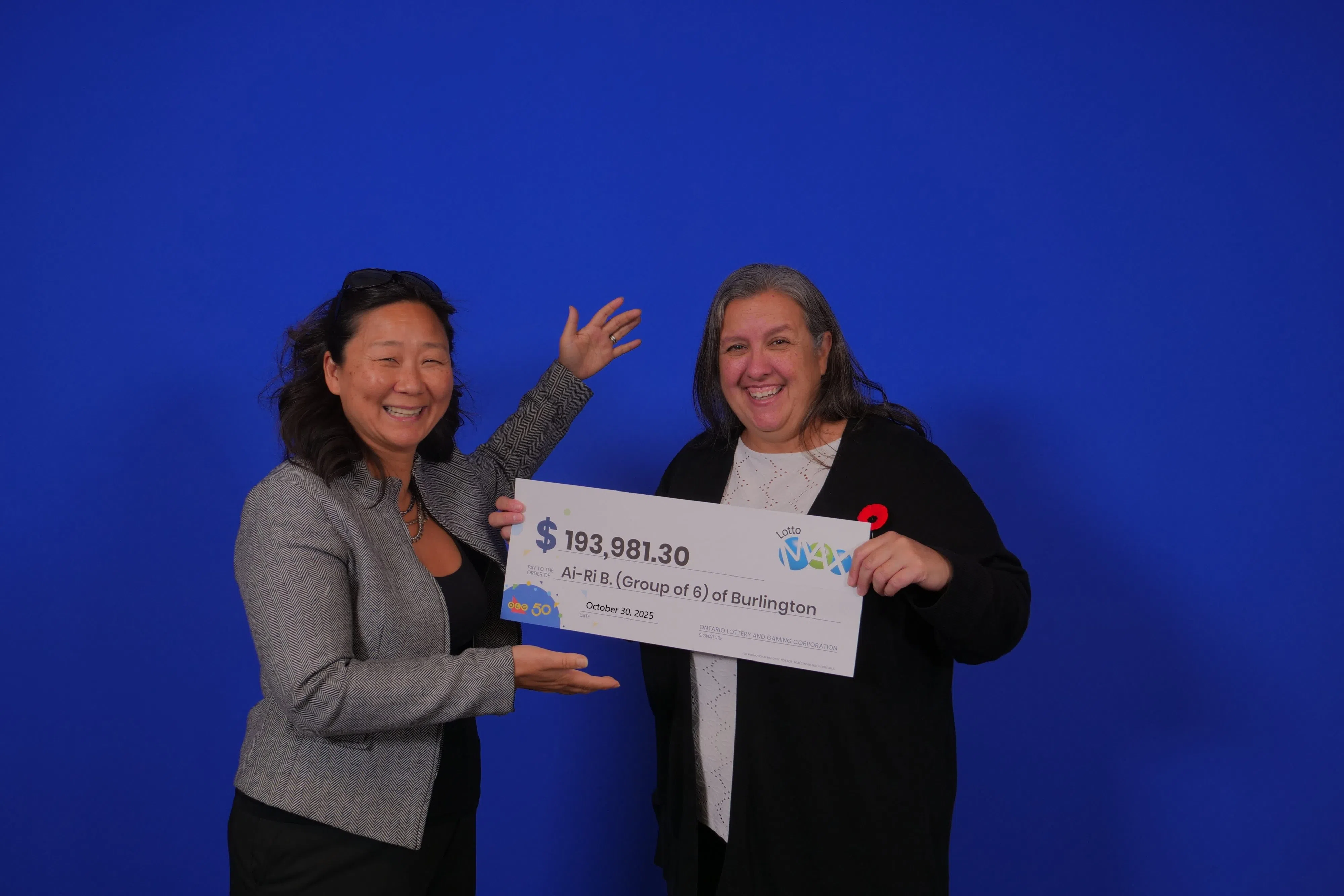 Burlington group splitting $193,000 lottery win