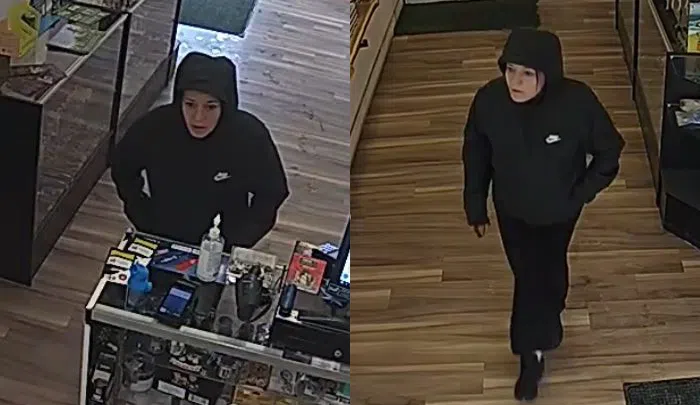 Woman wanted after cannabis store robbery in Milton