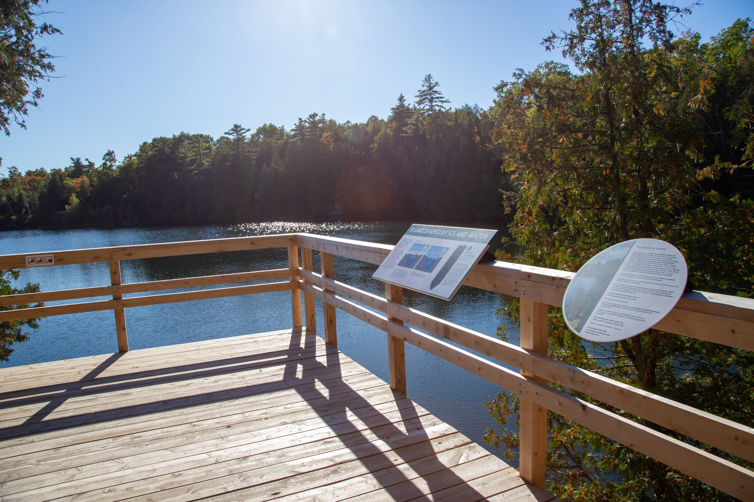 Indigenous and interpretive signage officially unveiled at Milton's Crawford Lake