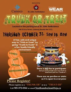 Pre-Register today for Trunk or Treat – It’s a play on the October 31 ...