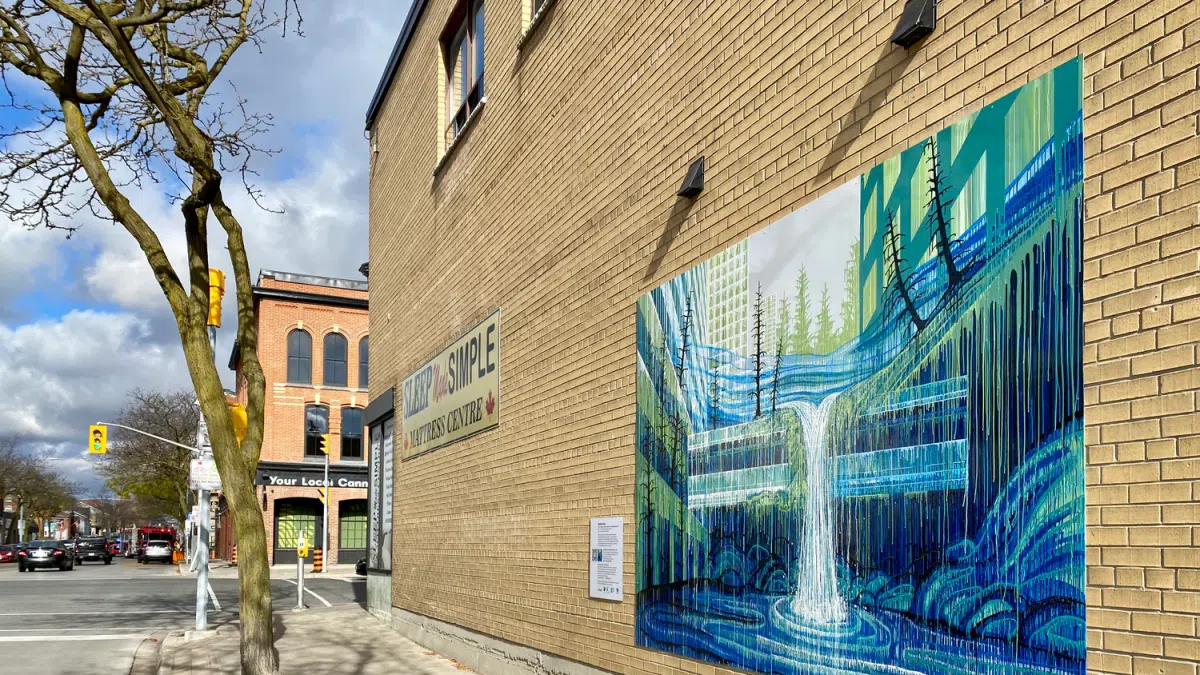 Cobourg rehomes downtown mural Classic Rock 107.9
