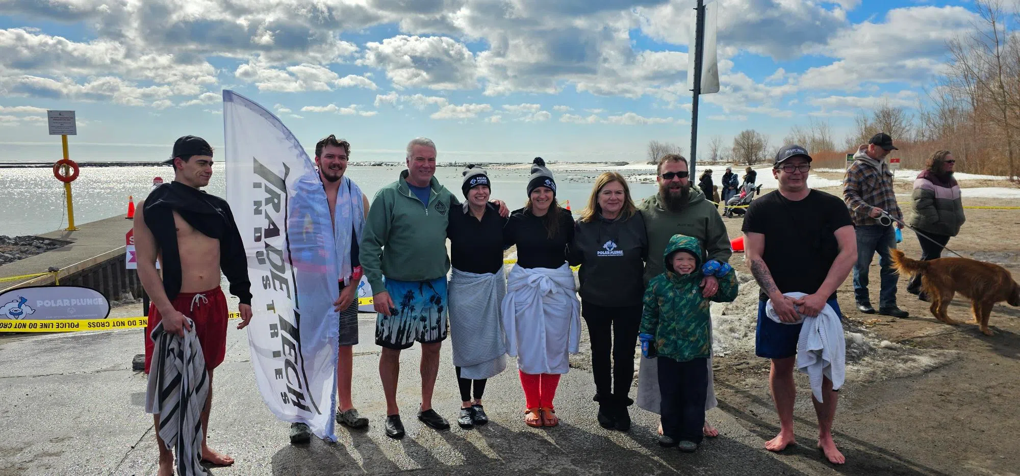 Cobourg police take icy polar plunge to support Special Olympics ...