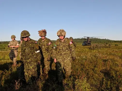 Petawawa soldiers testing out new camouflage uniforms