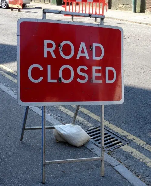 Intersection of Boundary Road and Bennett Street closed again for