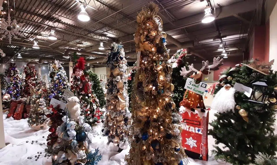 “Christmas Tree Avenue” on display at the West End Mall in Pembroke as ...