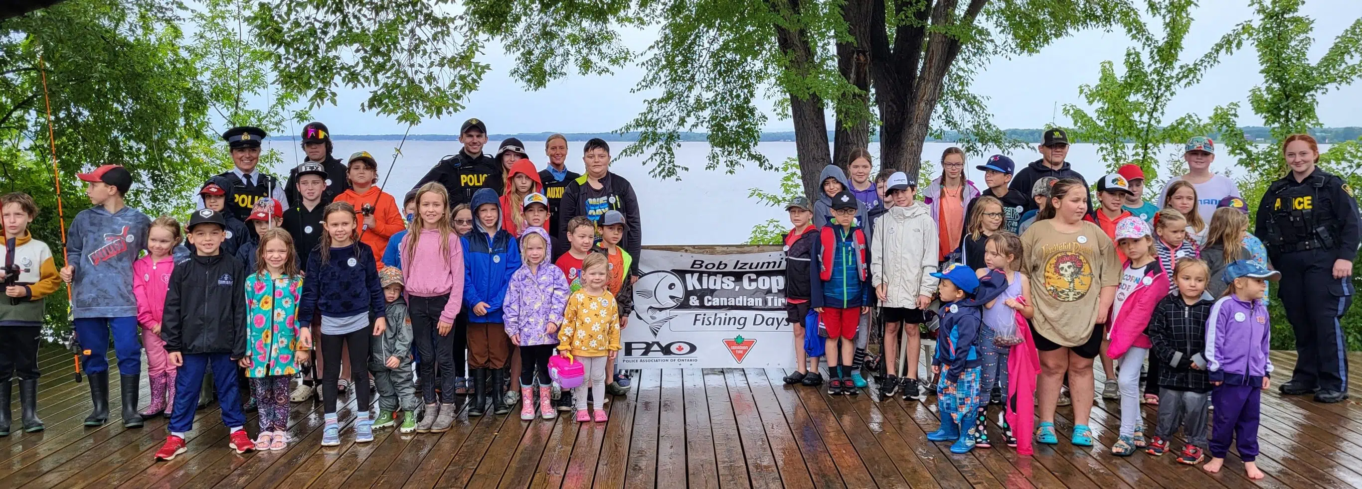 Rain dampens event, but families still enjoy Kids Fishing Day