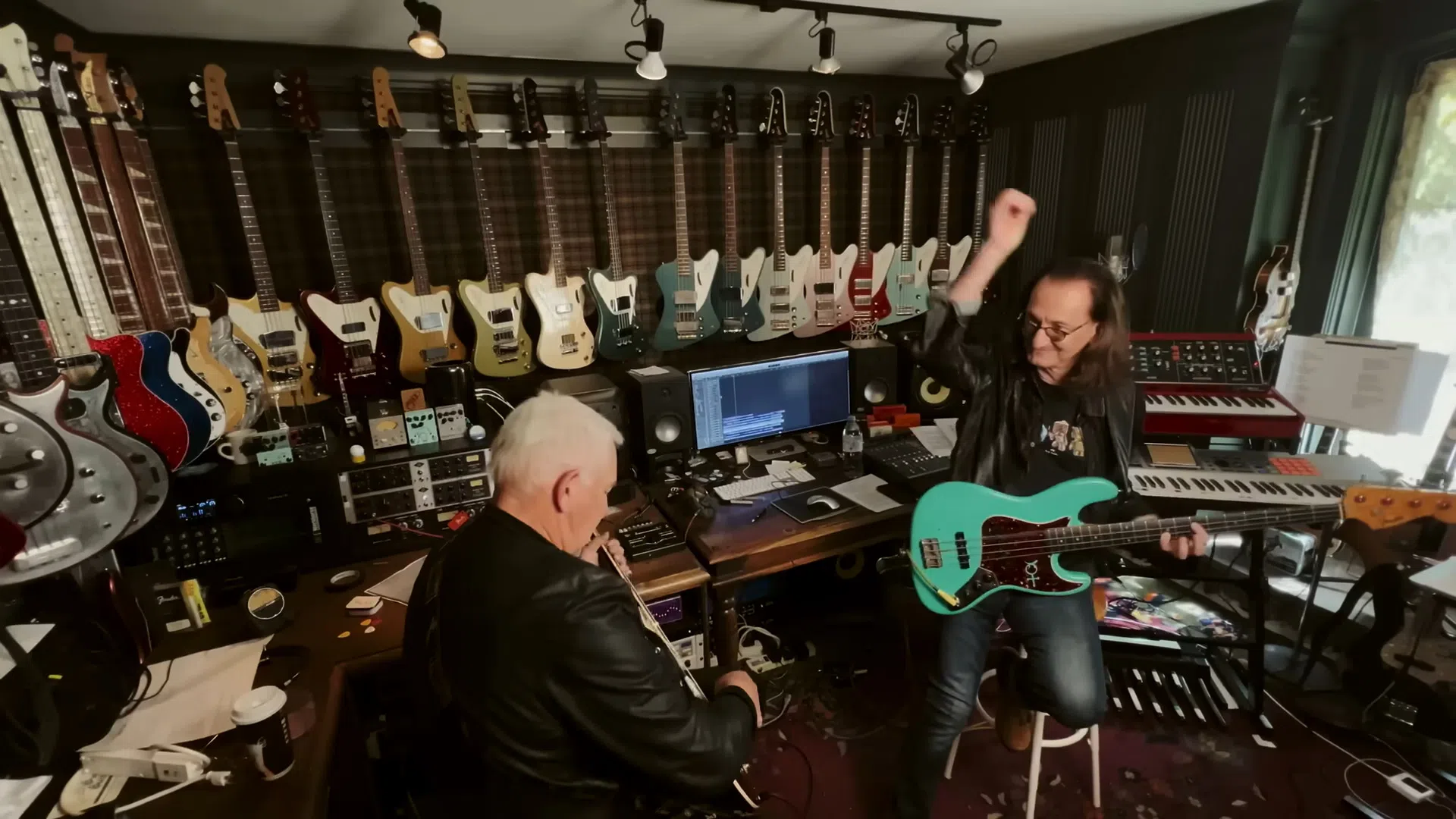 Alex Lifeson and Geddy Lee