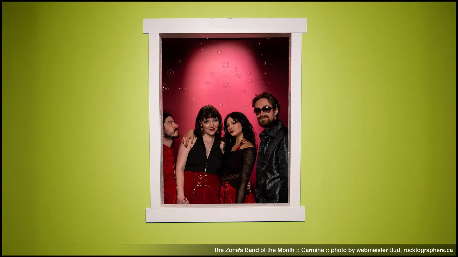  The Zone's Band of the Month is Carmine 