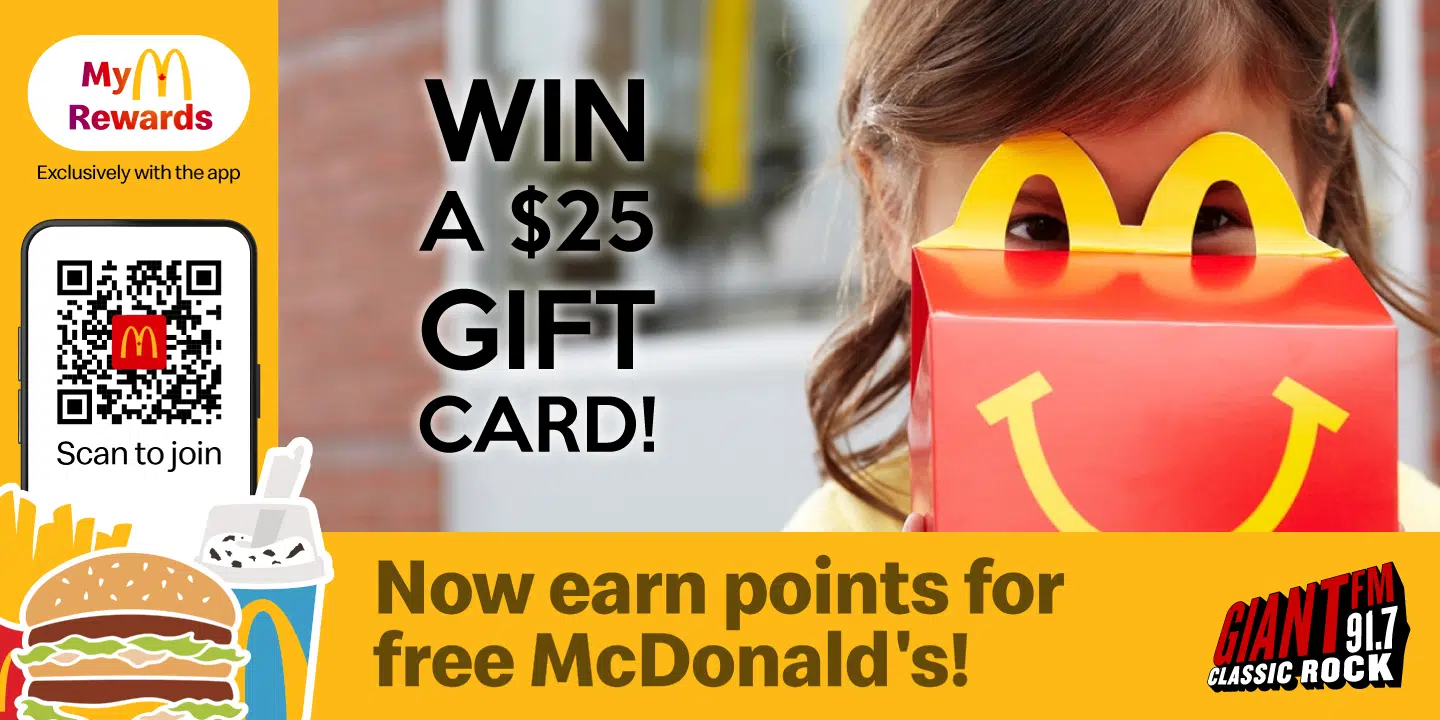 MyMcdonalds Rewards Contest GiantFM