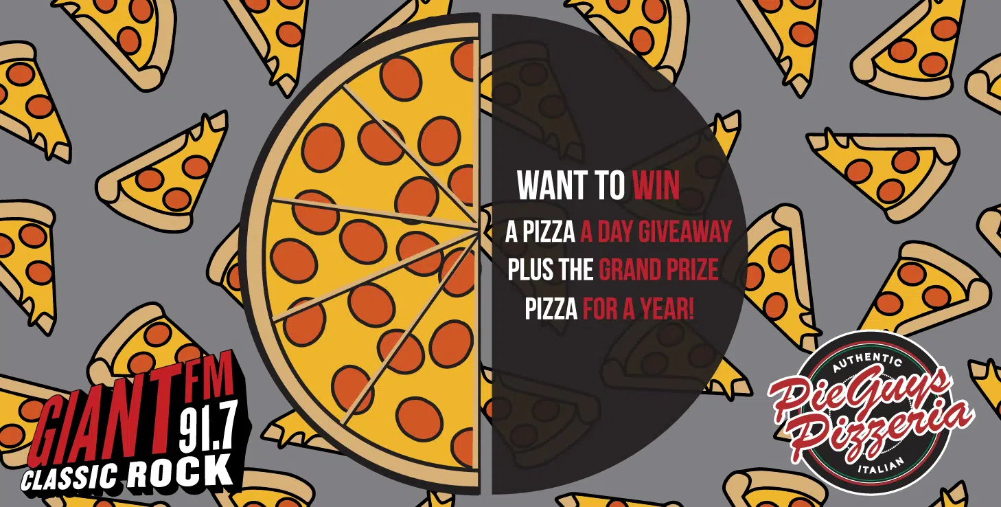 Win Pizza for a Year & Other Great Prizes from Pie Guys Pizzeria!