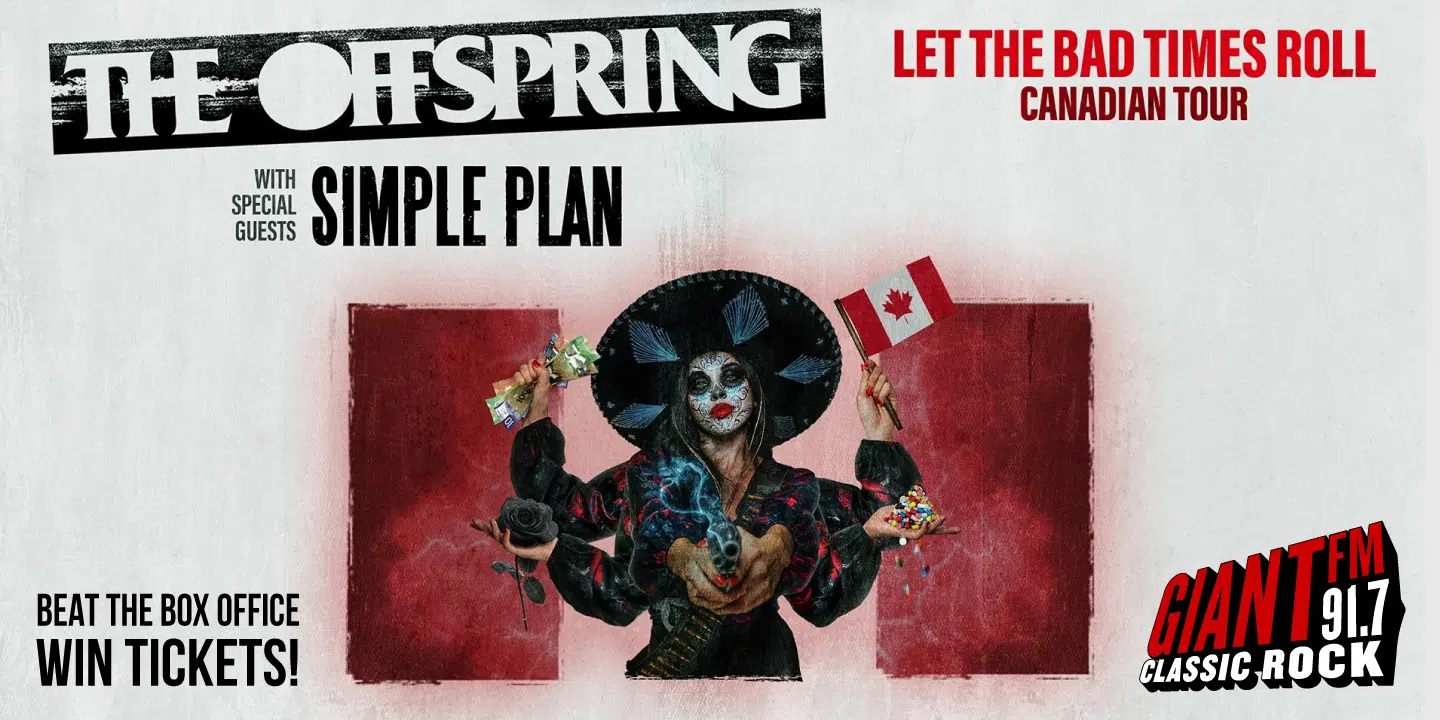 The Offspring Let The Bad Times Roll Canadian Tour 2022! Win Tickets