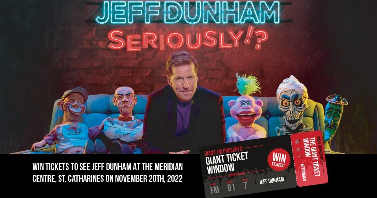 WIN Jeff Dunham Tickets 2022! GiantFM