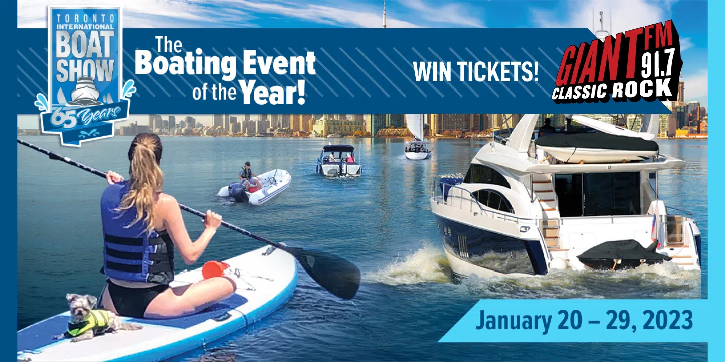 Win Tickets to the 2023 Toronto International Boat Show GiantFM