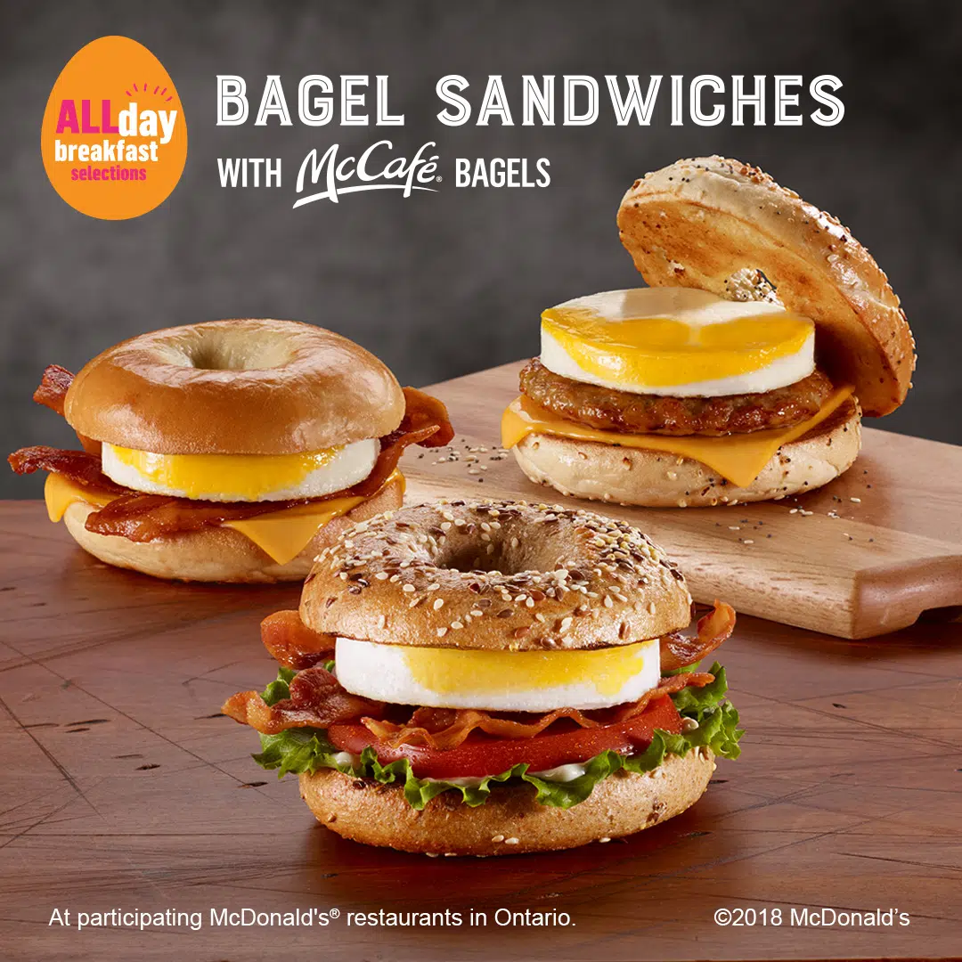 The All-Day Bagel Sandwich at McDonald’s!