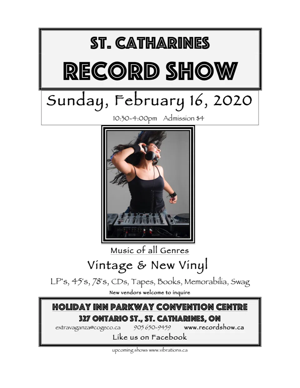 Win passes to the St. Catharines Record Show!