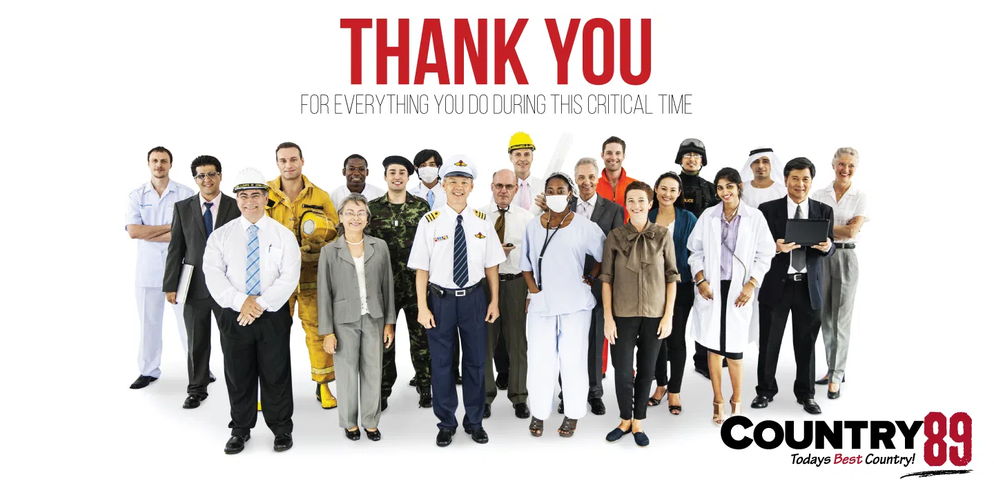 Thank you for everything you do during this critical time