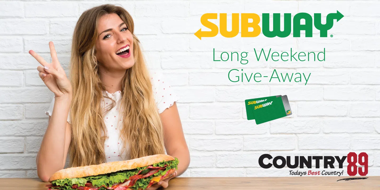 Subway long weekend give-away