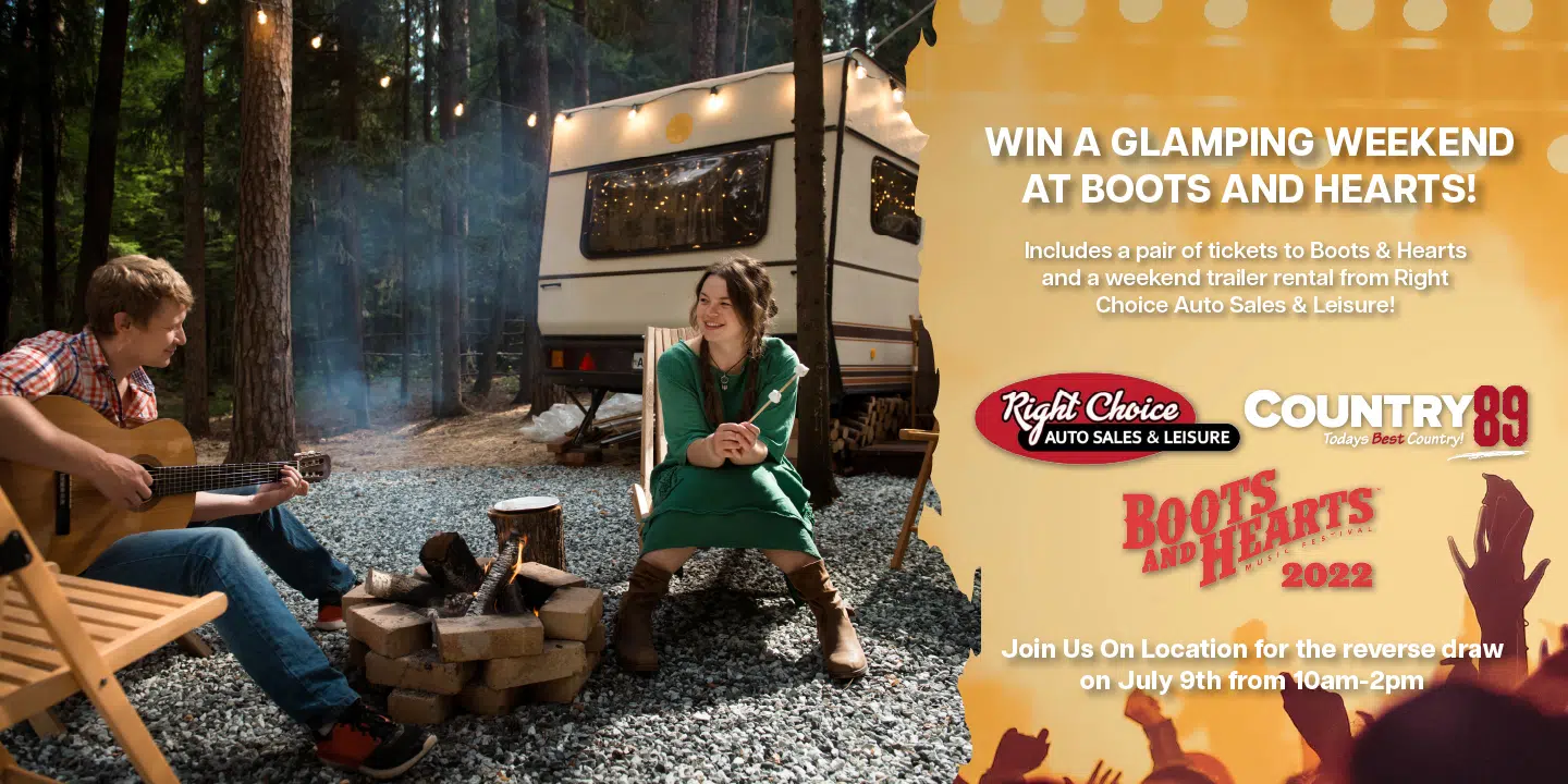 WIN Weekend Tickets & Weekend Trailer Rental from Right Choice Auto to Boots & Hearts 2022!