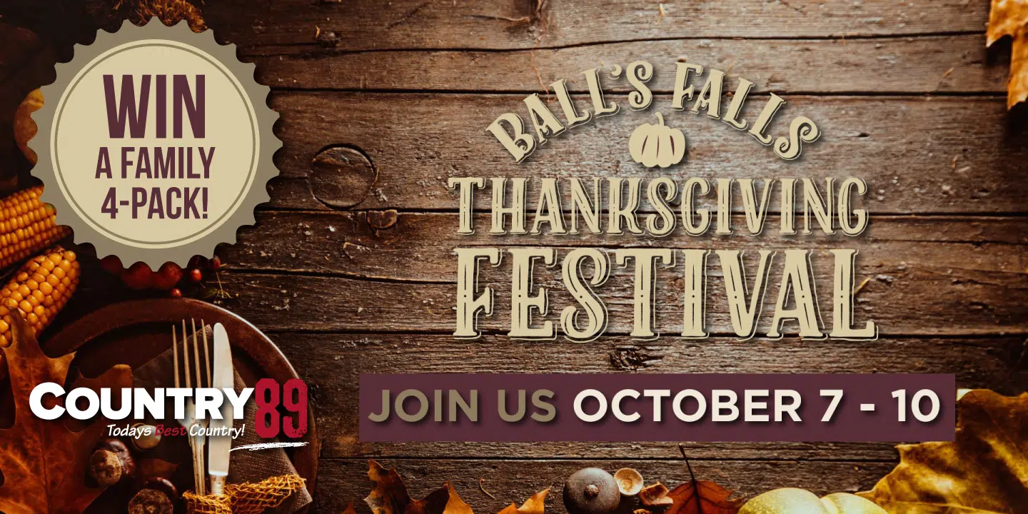 WIN Family 4-packs Giveaway to Balls Falls Thanksgiving Festival 2022!