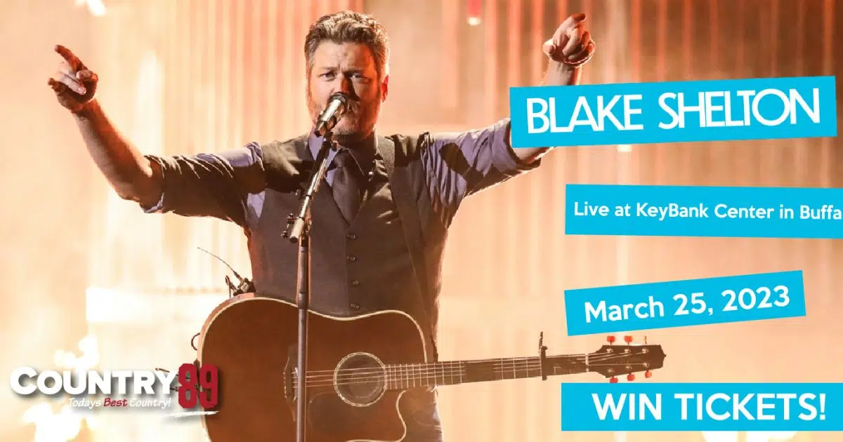 Blake Shelton 2023! Win Tickets! COUNTRY 89