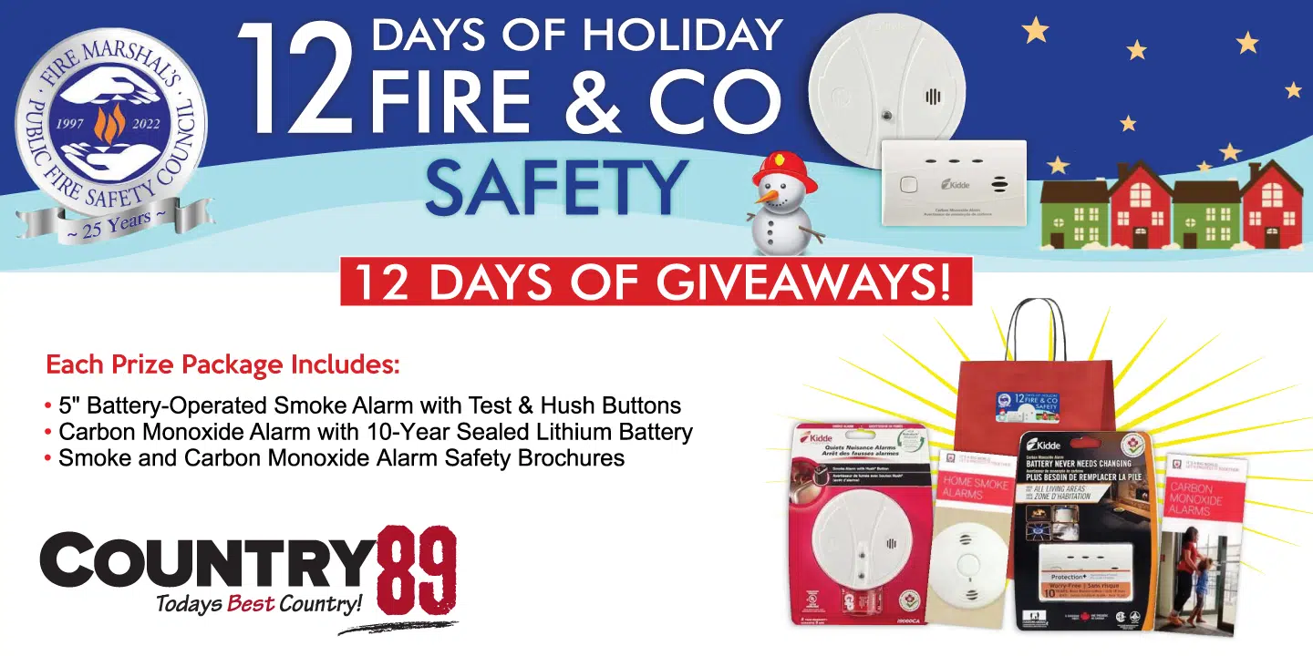 12 Days of Holiday Fire & CO Safety 2022!