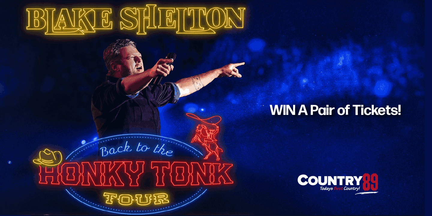 Blake Shelton Back To The Honky Tonk Tour 2023! Win A Pair of Tickets!