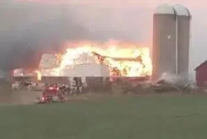 Emergency Crews In Waupaca County Respond To Barn Fire Friday