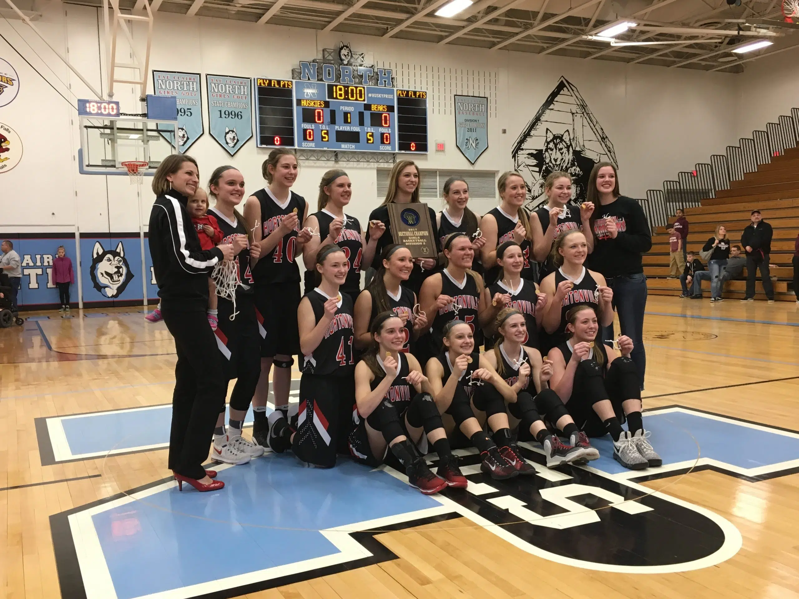 WIAA Div 2 Girls Basketball Sectional Finals: Hortonville State Bound; Frederick Nets 1,000th 