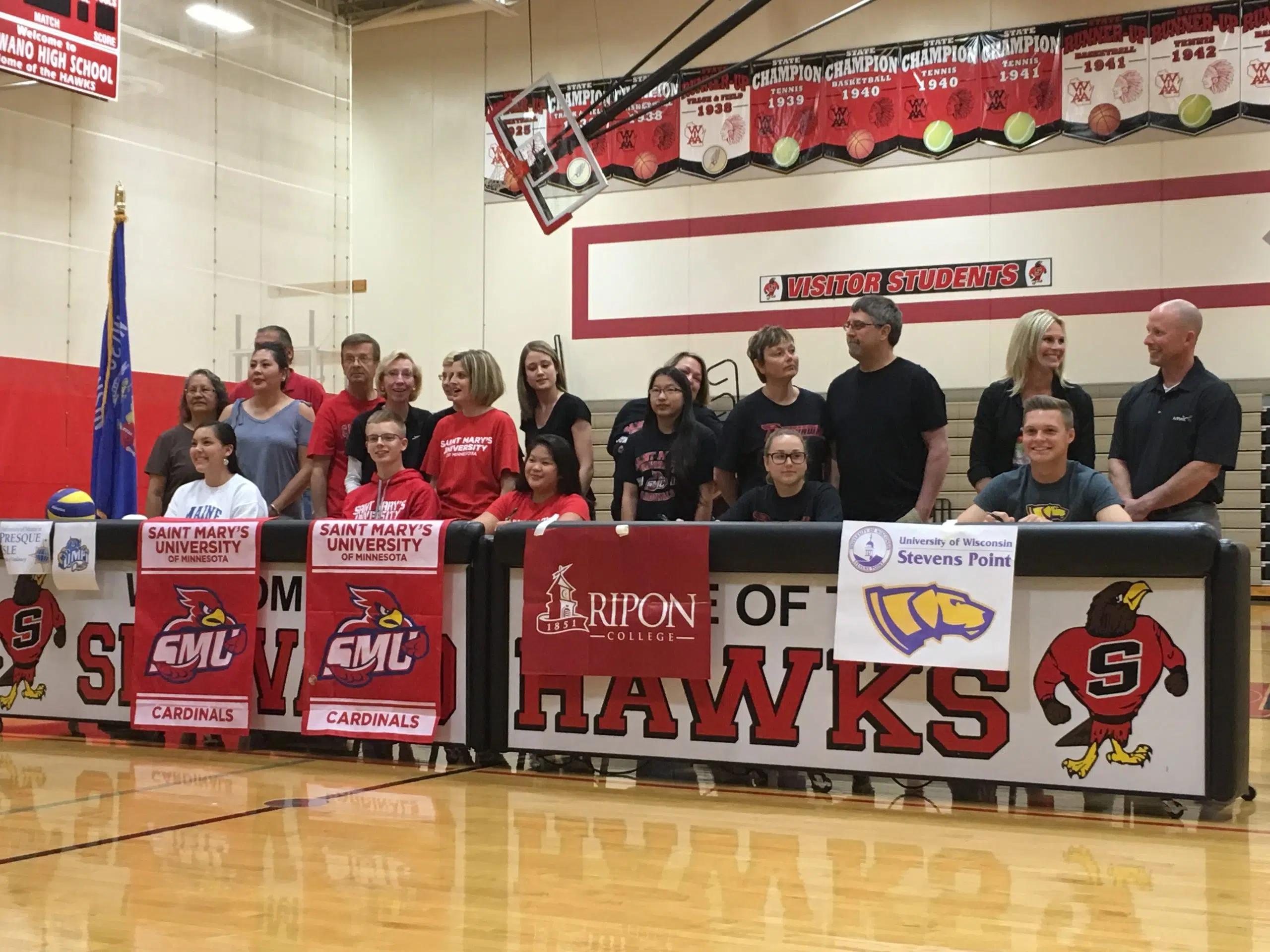 Shawano High School recognizes five student-athletes during Spring Signing Day 