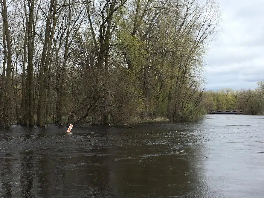Water levels of the Wolf River rising, but nothing that residents haven't seen before