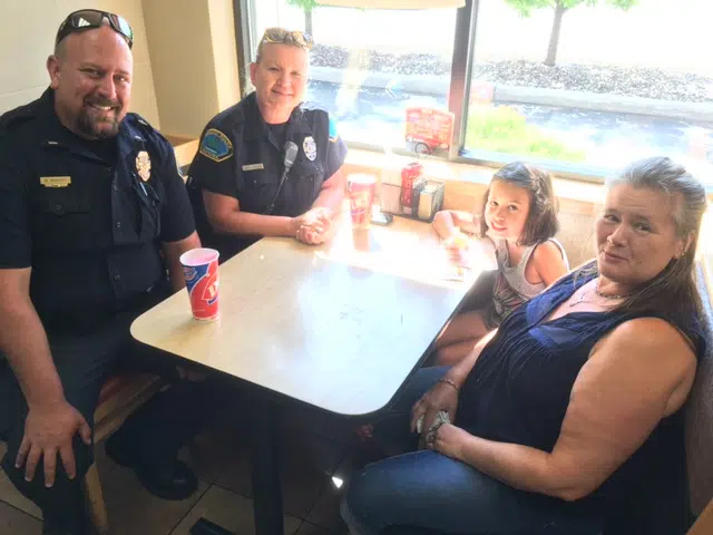 Ice Cream Draws In Crowd To Meet Law Enforcement