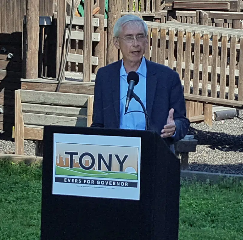 Tony Evers visits Green Bay - audio from the Governor elect