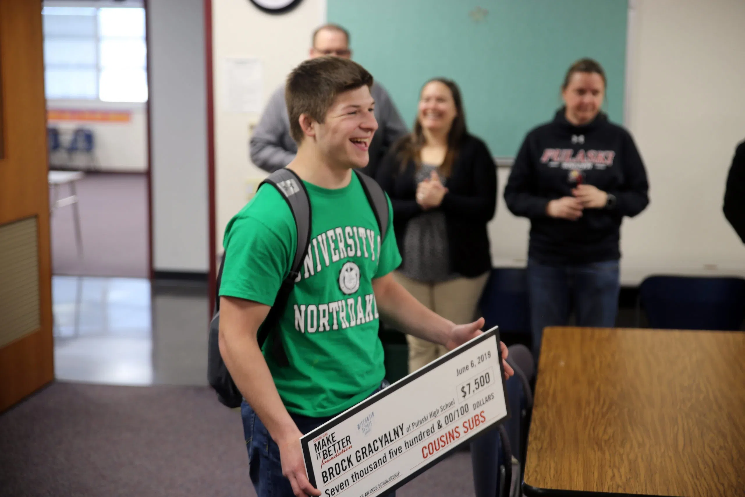 BROCK GRACYALNY WINS COUSINS SCHOLARSHIP