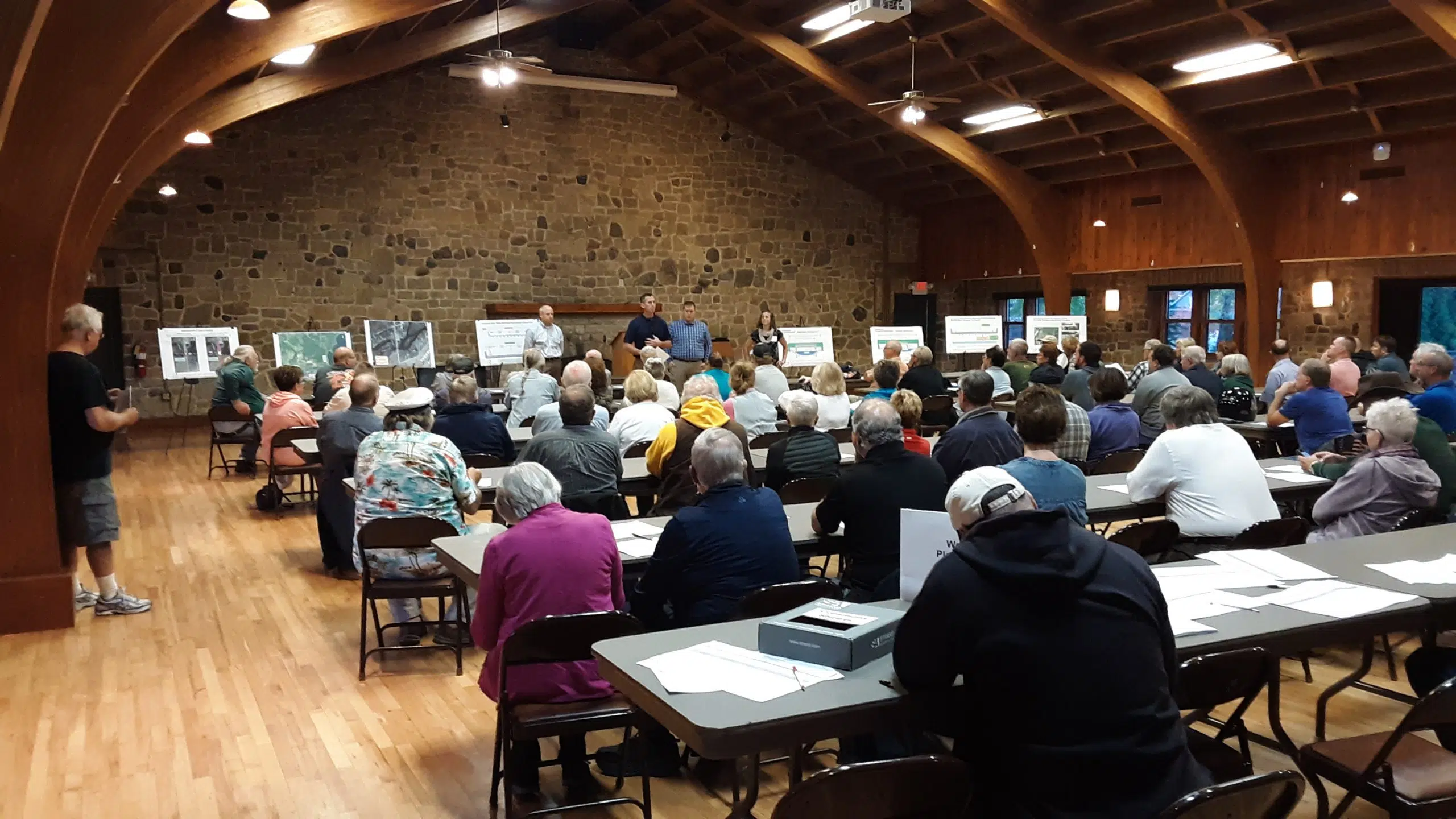 Overflow Crowd Asks For Wider/ Higher Replacement Bridge On Airport Road At Input Meeting Last Night