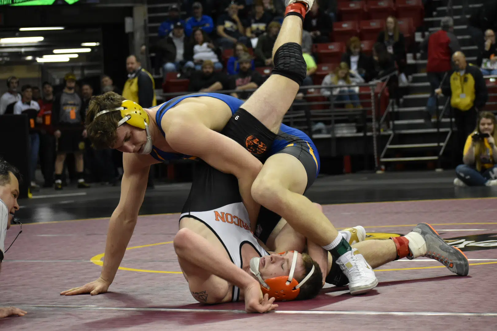 WIAA State Wrestling- 21 Area Semifinalists In Division 2 and Division 3