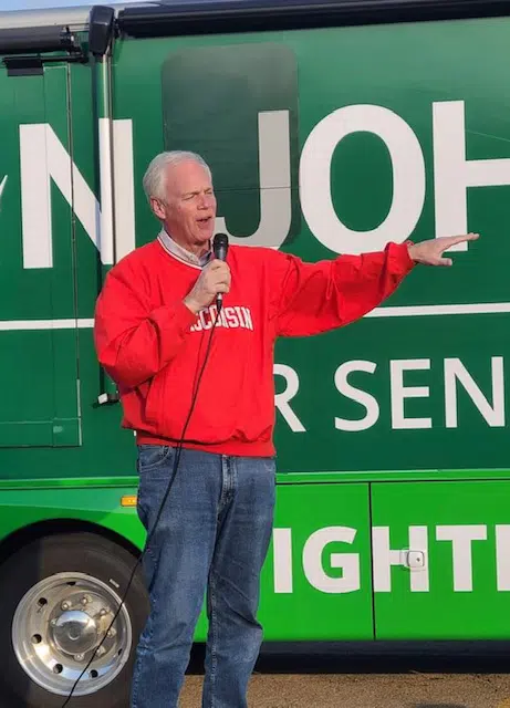 Johnson Campaigns In Shawano Day Ahead Of Election