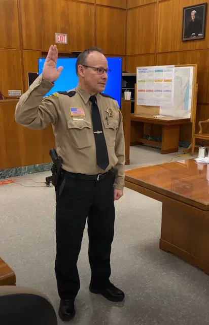 Shawano's New Sheriff Sworn In