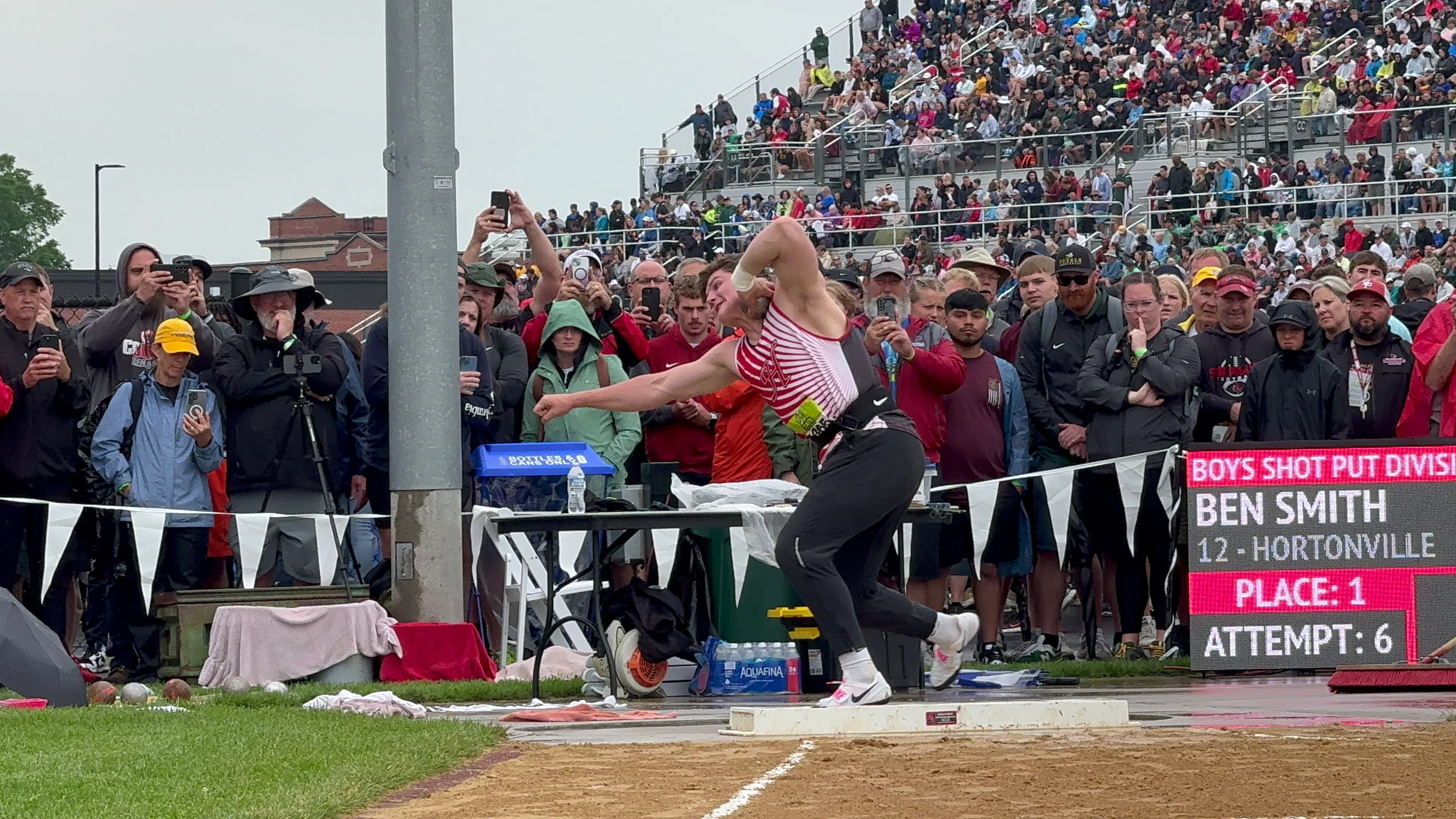 WATCH: Hortonville's Smith Repeats And Sets State Shot Put Record