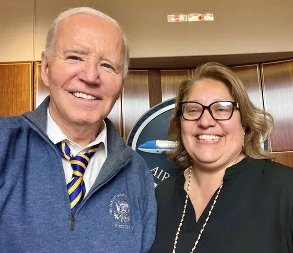 Menominee Nation Chairwoman Joins President Biden on Historic Visit