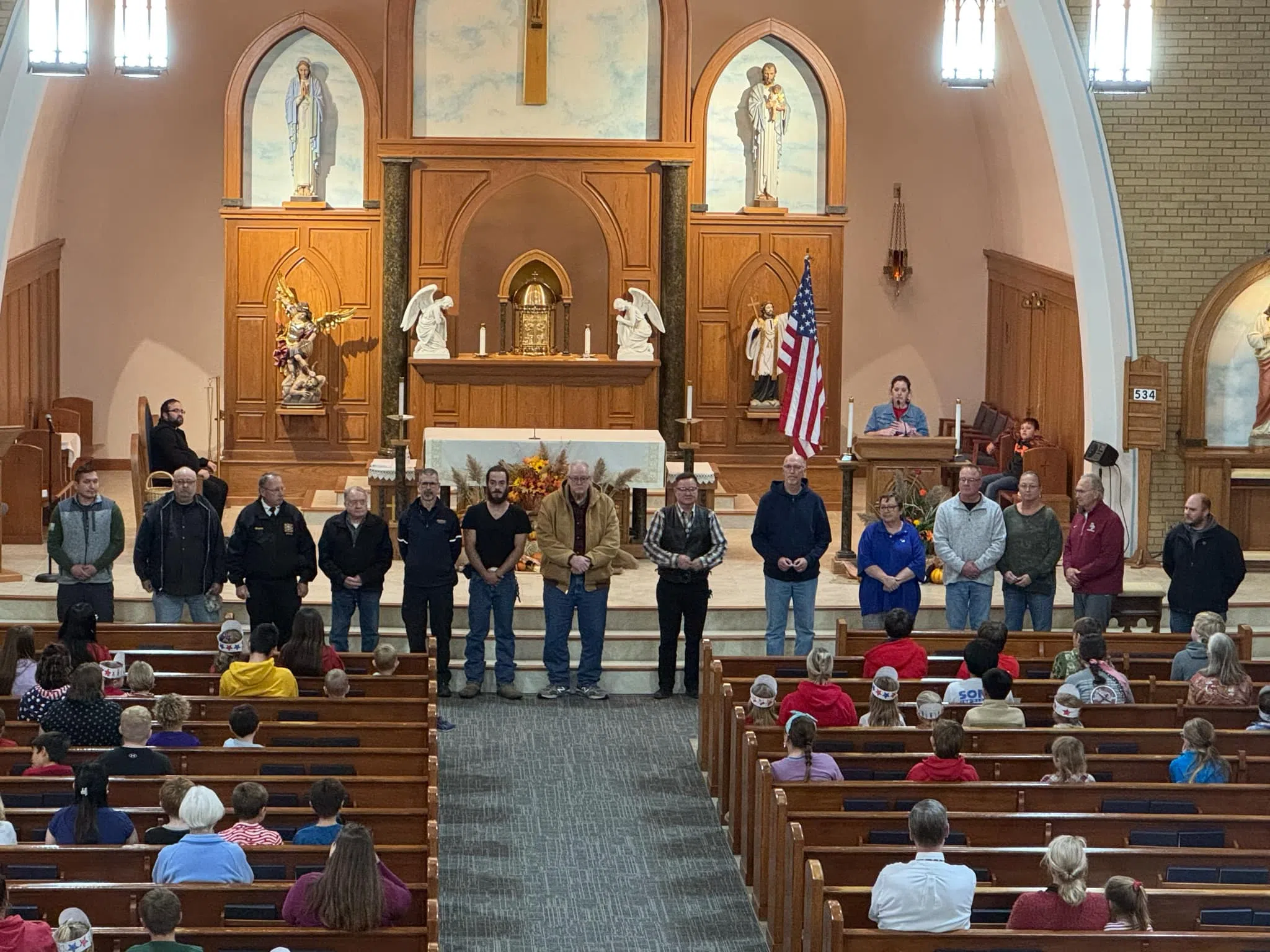 Sacred Heart Catholic School Honors Veterans with Prayer Service