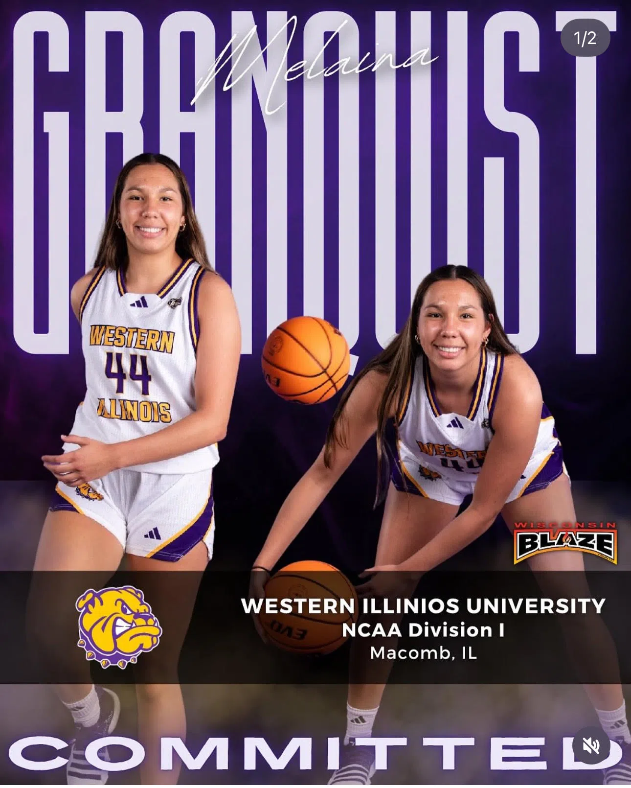 Wittenberg-Birnamwood's Melaina Granquist Commits to Division 1 Basketball at Western Illinois